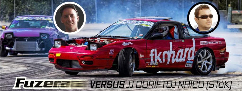 Allyson Fuzera Correa Versus JJ Naico Dorifto on the Drift track running tandems