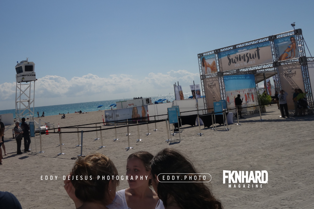 EddyDeJesus-Photography-Fknhard-Magazine-Sports-Illustrated-Swimsuit-Beach-tent-entrance-banner-miami-beach-police-control-center-upper-view-beach-side